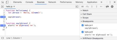 chrome 面板调试-按键解析